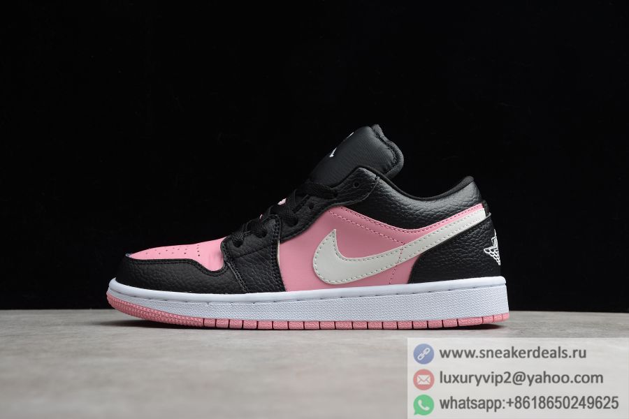 Air Jordan 1 Low GS Pink Quartz 554723-016 Unisex Basketball Shoes
